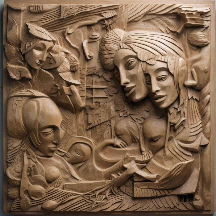 نموذج ثلاثي الأبعاد لآلة CNC 3D Art 